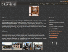 Tablet Screenshot of dramini.co.rs